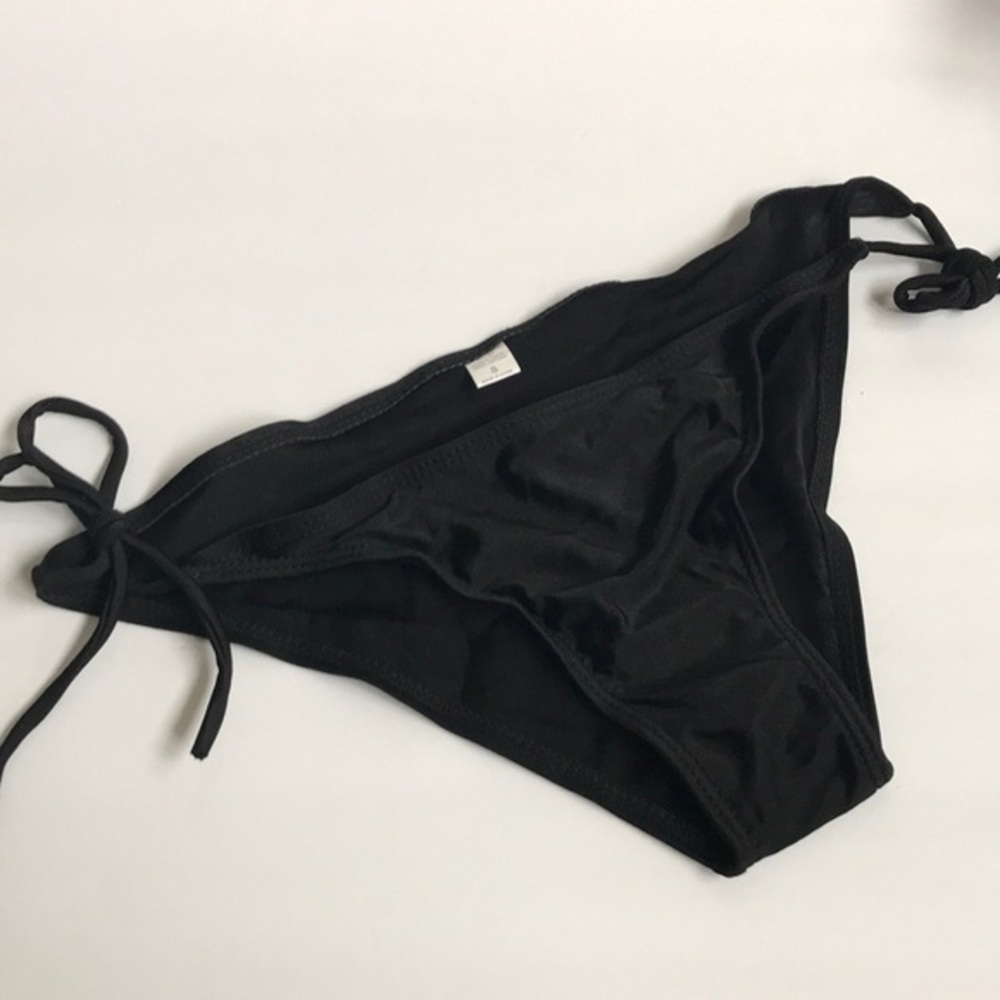 FREE!  Small black side tie bikini.  NWOT